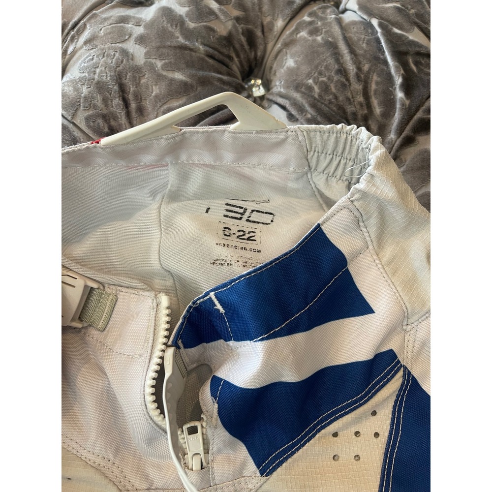 Fox Racing 180 Youth Motocross Jersey and Pants Set White Blue Green YL 22 - Picture 4 of 4